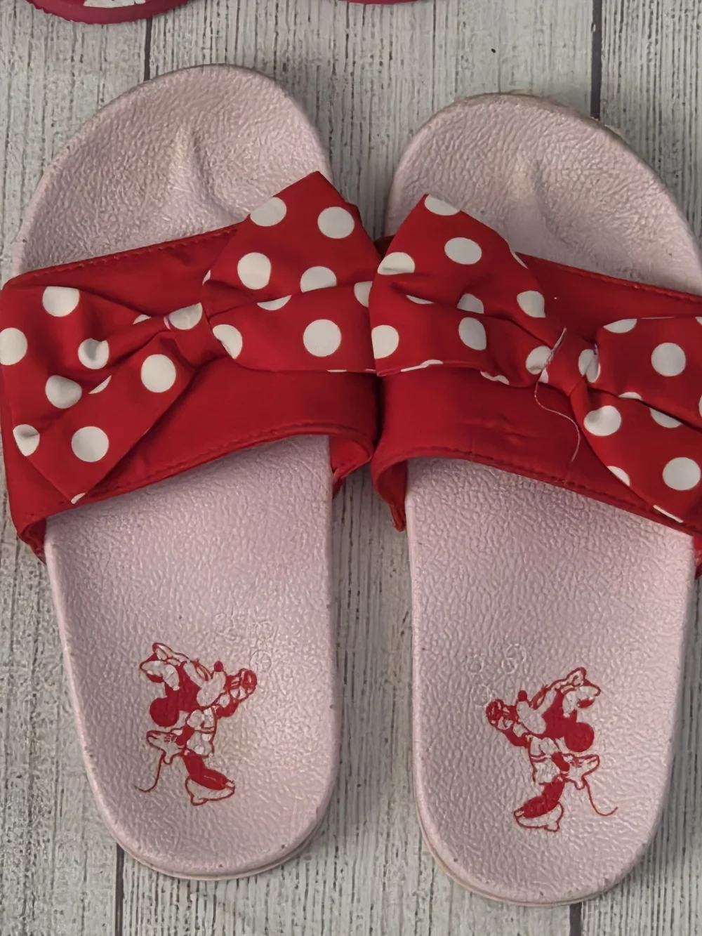 GAP Kids Red and Pink Minnie Mouse Sandal & Slide Duo